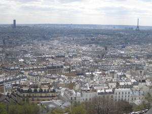 View from the top of Sacre Coeur